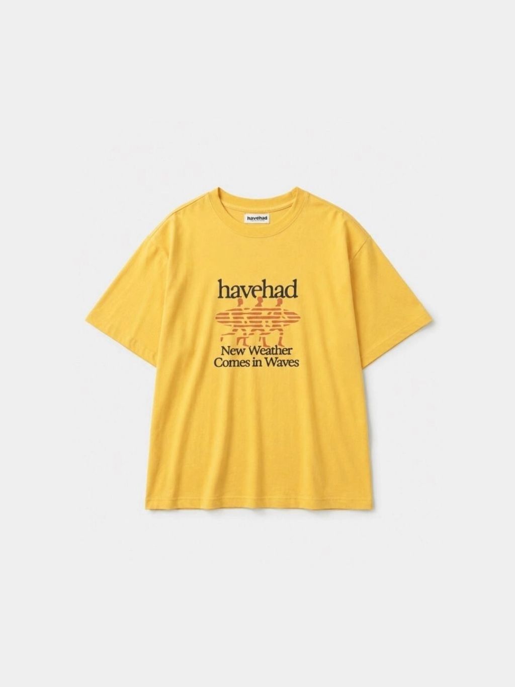 Chasing Waves Tee (Yellow) M