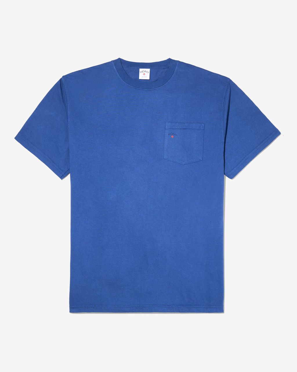 Noah CORE LOGO POCKET TEE Yves Blue