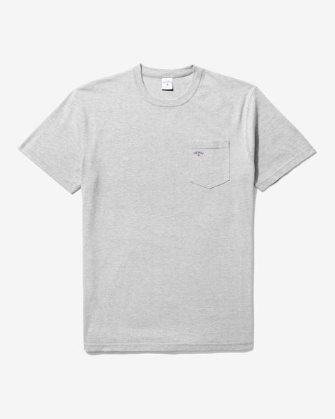 Noah CORE LOGO POCKET TEE Grey