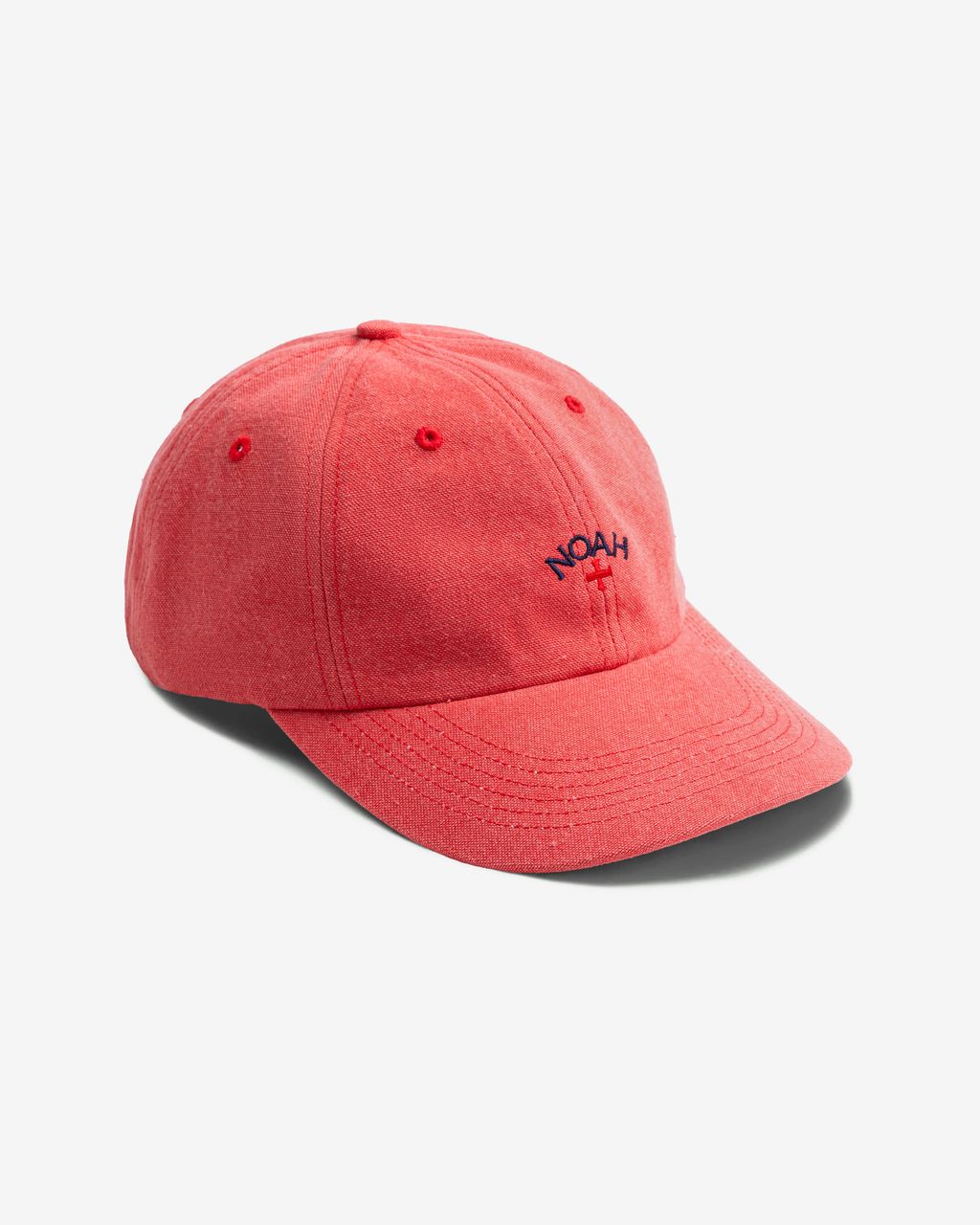 Noah WASHED COTTON 6-PANEL Washed Red