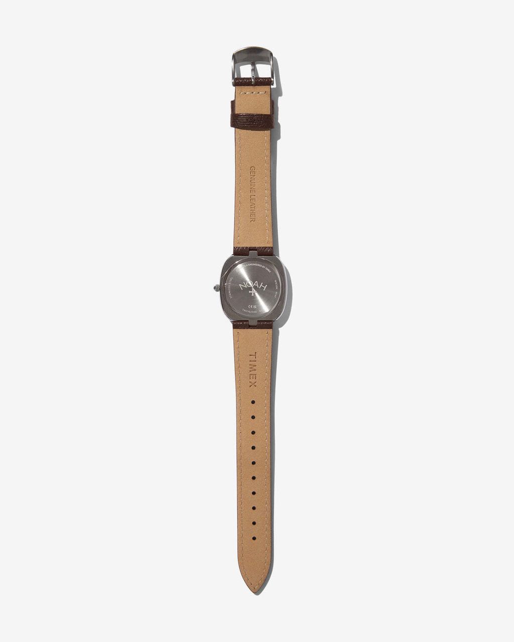 NOAH X TIMEX OVAL MOON PHASE WATCH BROWN 3