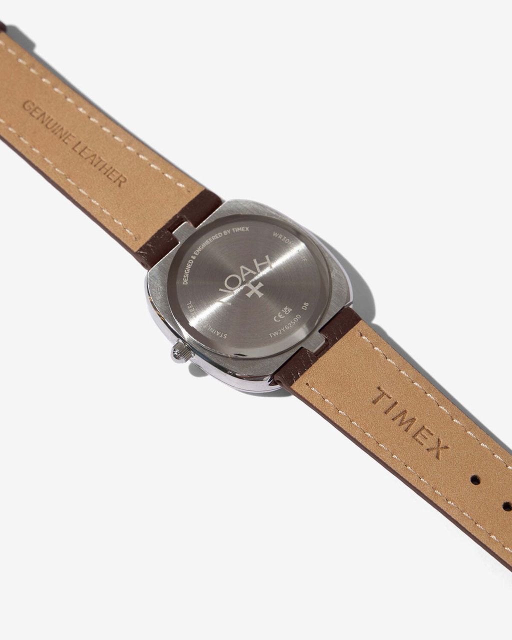 NOAH X TIMEX OVAL MOON PHASE WATCH BROWN 4