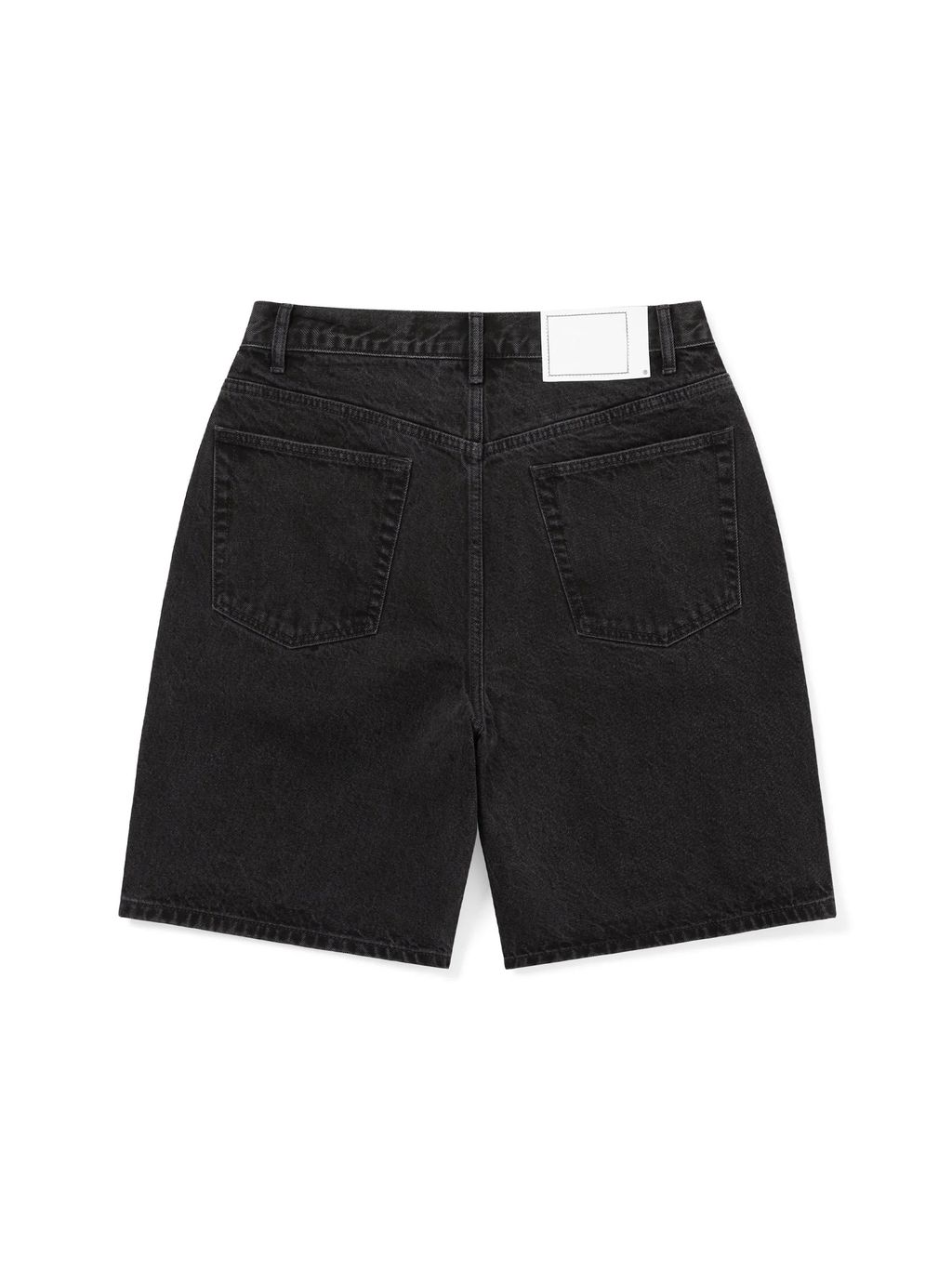 Relaxed Denim Short Black1