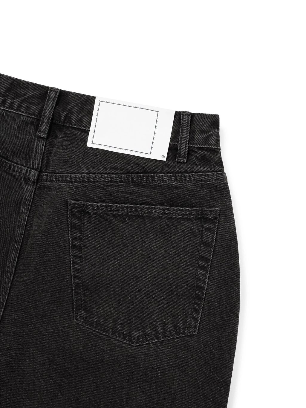 Relaxed Denim Short Black 3