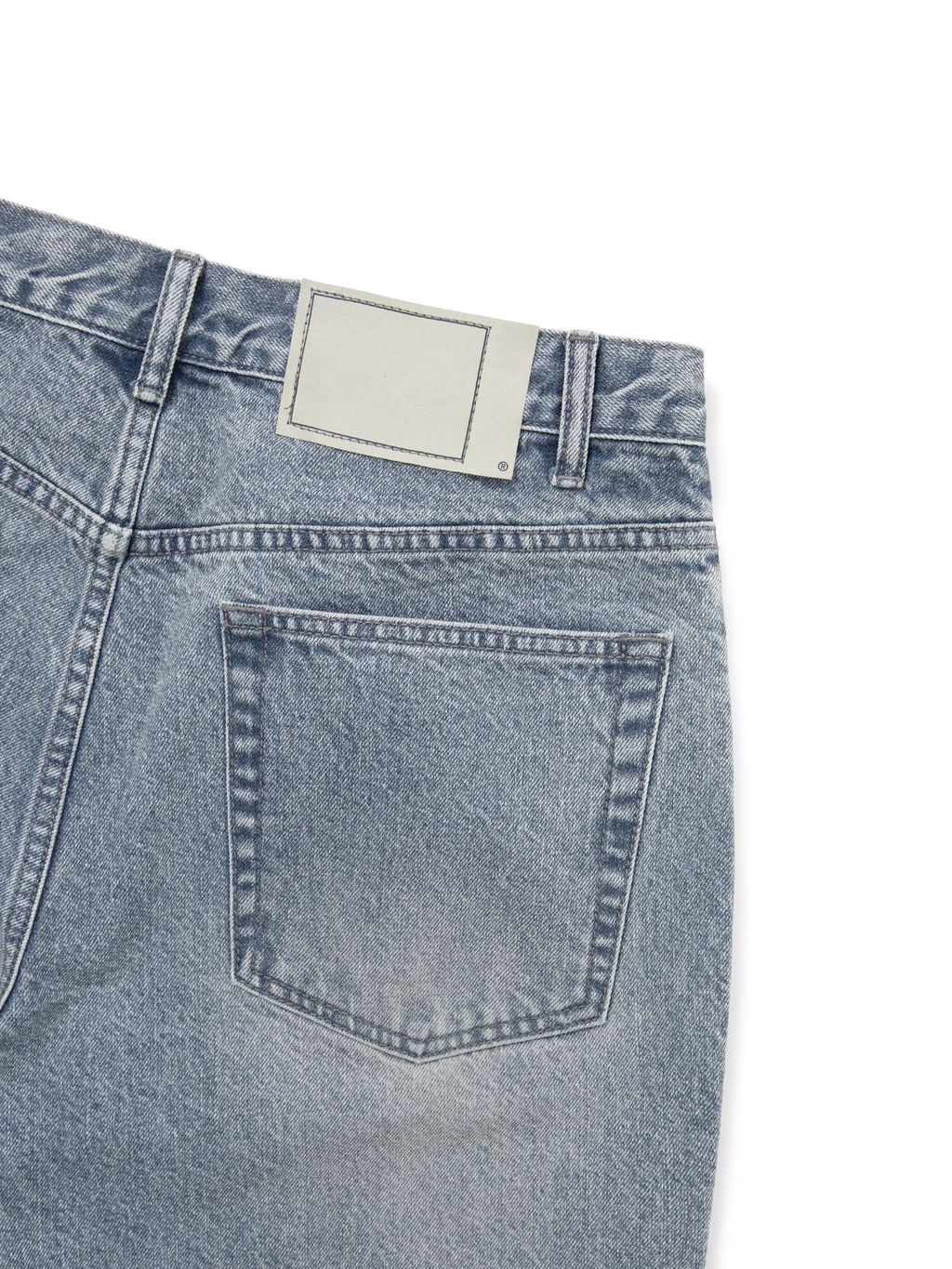 Relaxed Denim Short Washed Blue 3