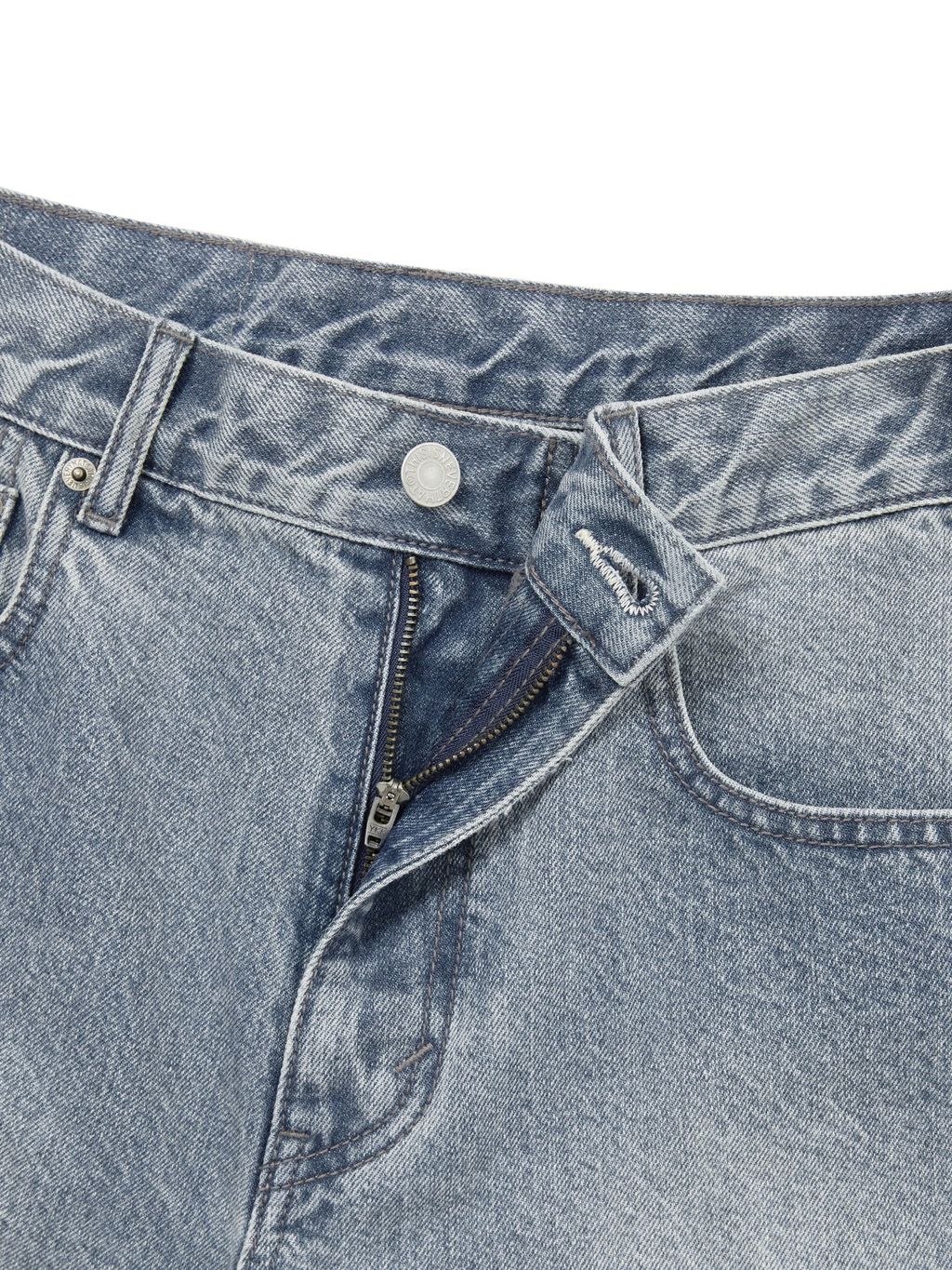 Relaxed Denim Short Washed Blue 4