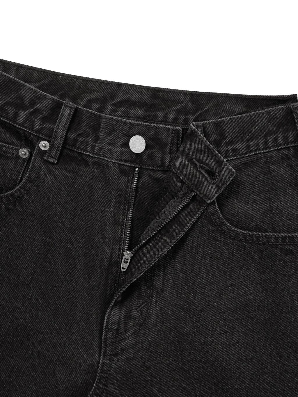 Relaxed Denim Short Black 4