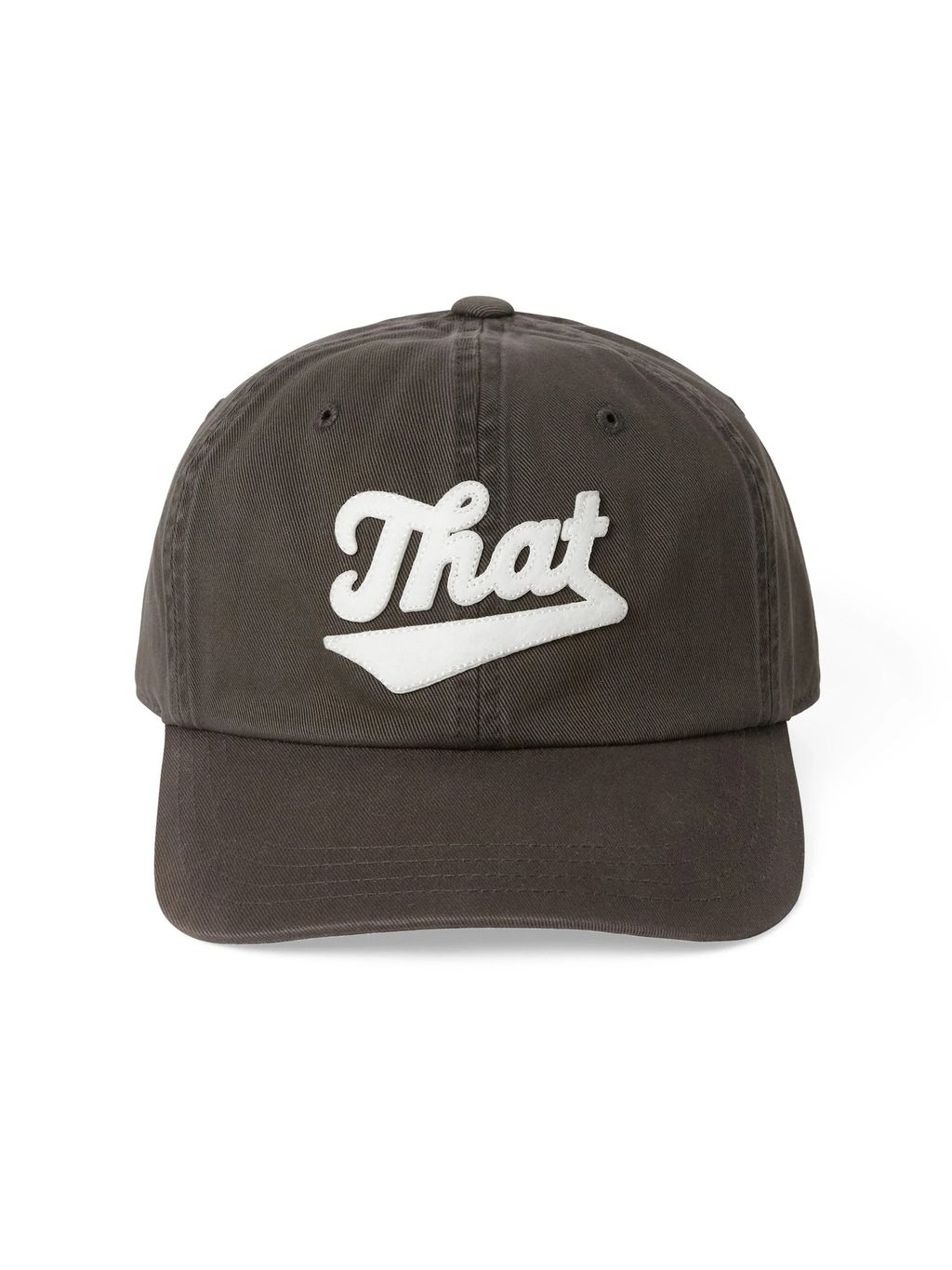 Overdyed That Applique Cap Washed Black1