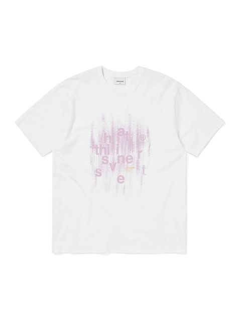 Brushed Paint Tee White2