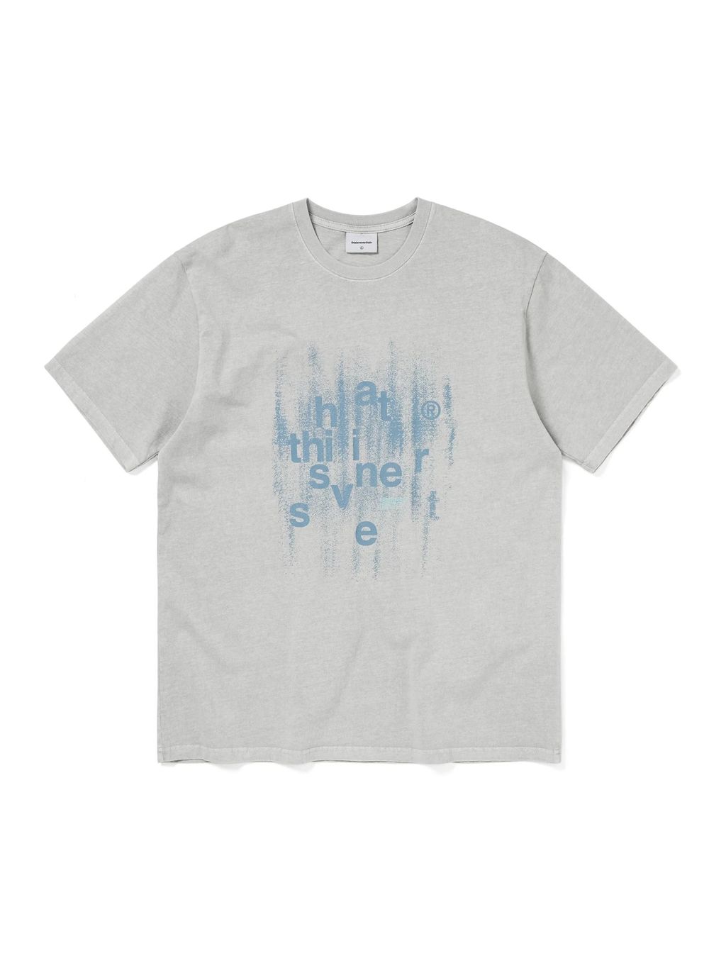 Brushed Paint Tee Grey2