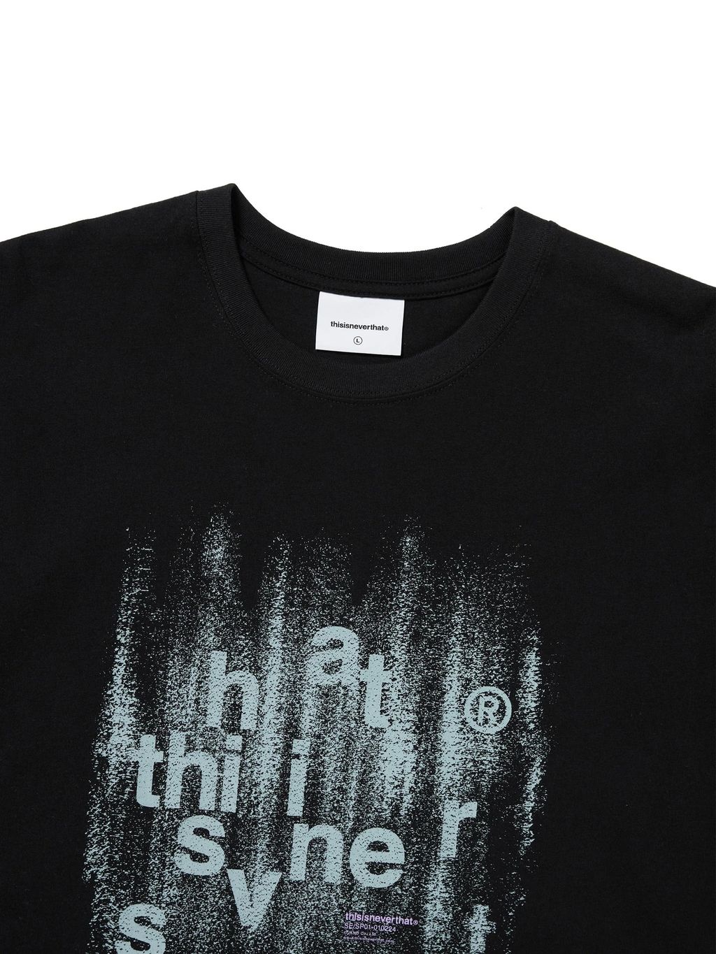 Brushed Paint Tee Black2