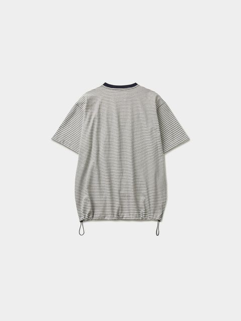 Relaxed Half Stripe String Tee