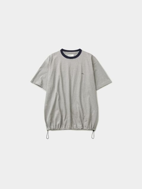 Relaxed Half Stripe String Tee1