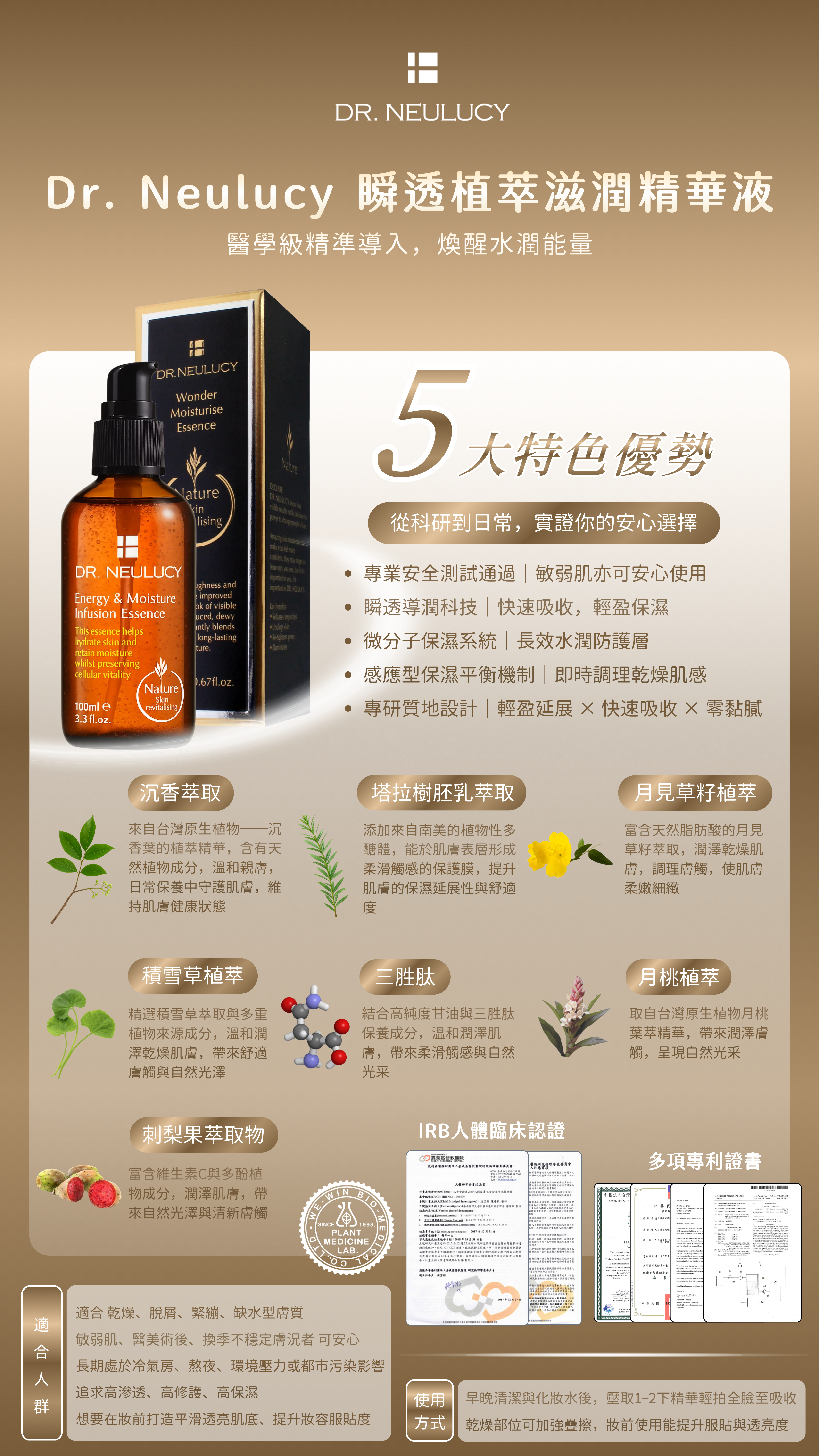 Dr. Neulucy 瞬透植萃滋潤精華液