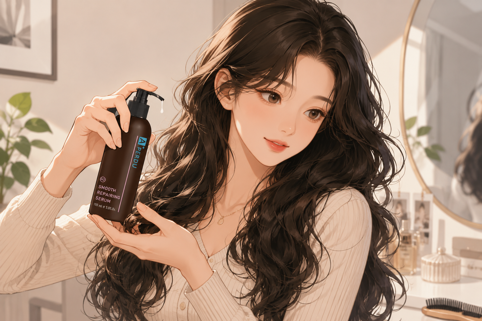 你沒用過的輕盈造型乳！一抹柔順不黏膩，夏天也能自在護髮不厚重