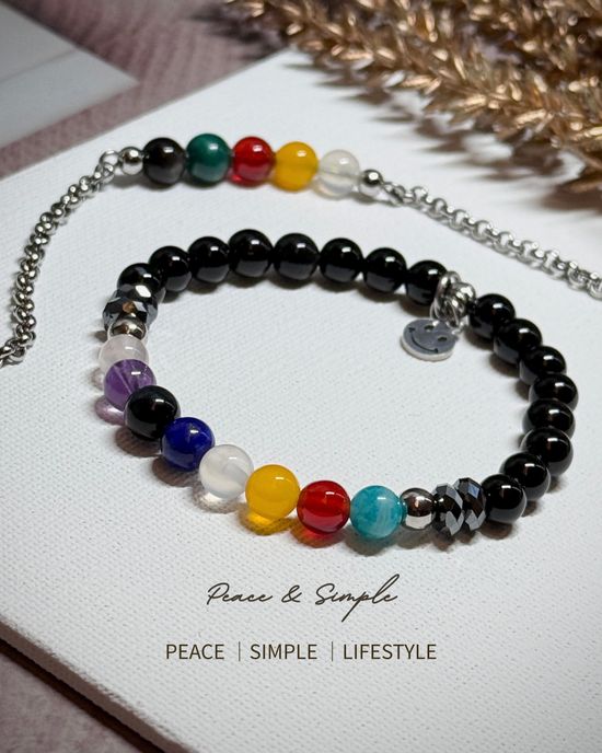 幸運繩彩虹手環 | Peace & Simple