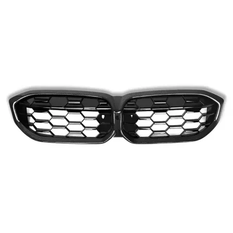 Carbon-Fiber-Diamond-Style-Front-Grille-BMW-G20-3-Series-LCI
