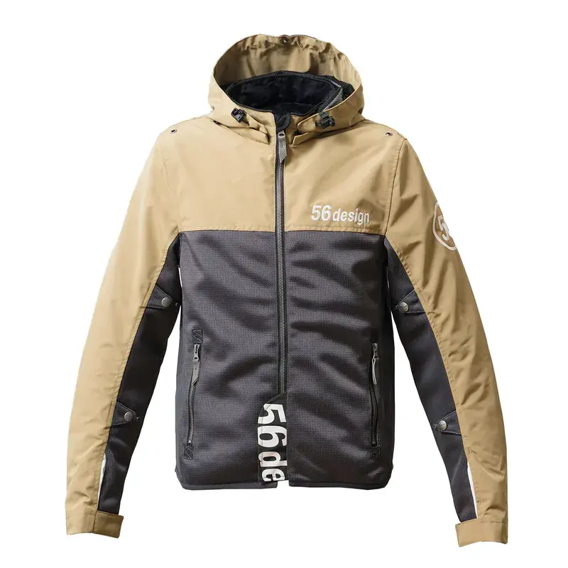 56DESIGN HALF MESH PARKA EVO 2 春夏透氣外套 卡其灰