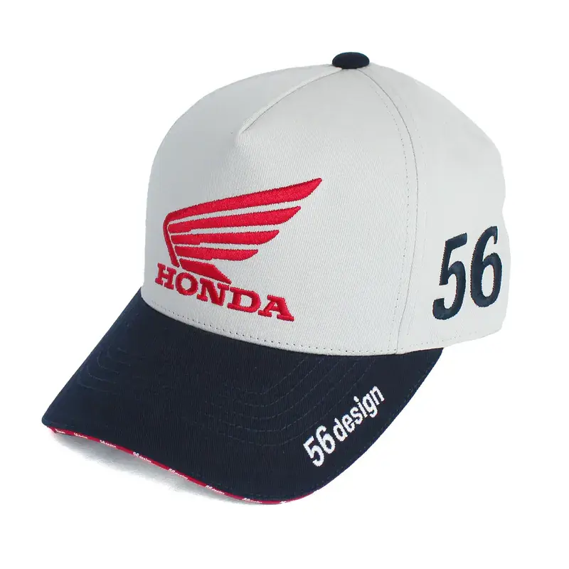 56DESIGN × Honda 聯名限定款 Wing 立體電繡棒球帽灰