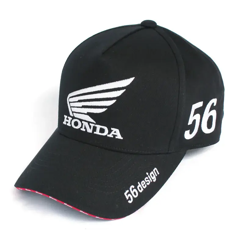 56DESIGN × Honda 聯名限定款 Wing 立體電繡棒球帽黑