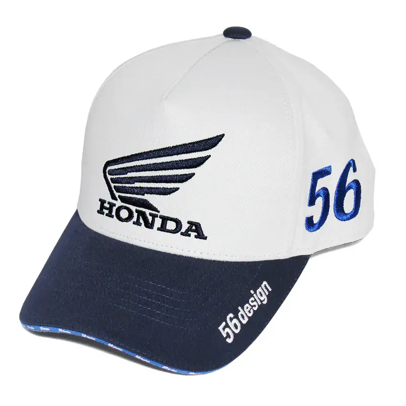 56DESIGN × Honda 聯名限定款 Wing 立體電繡棒球帽灰藍