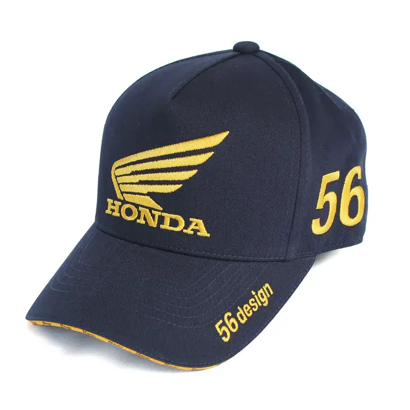 56DESIGN × Honda 聯名限定款 Wing 立體電繡棒球帽藍