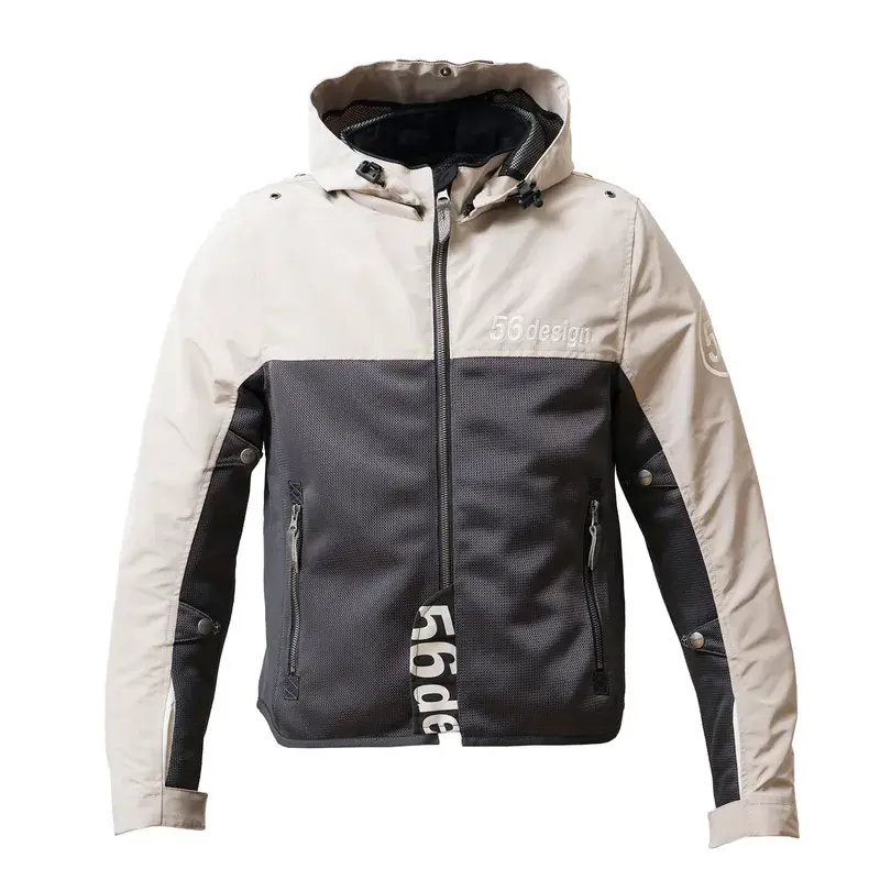 HALF MESH PARKA EVO 2 春夏透氣外套 米白灰