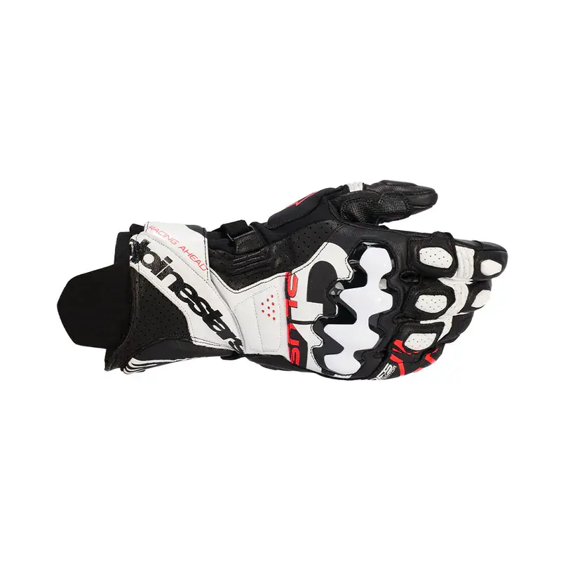 GP PLUS R V3 LEATHER GLOVES黑白紅