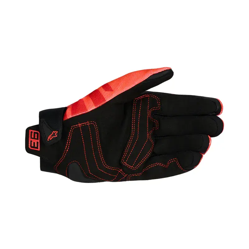 MM93 SPX 1 GLOVES紅色螢光亮紅黑2
