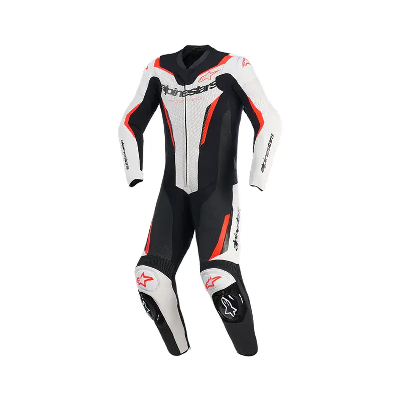 GP FORCE V2 LEATHER SUIT 1 PC白黑螢光紅