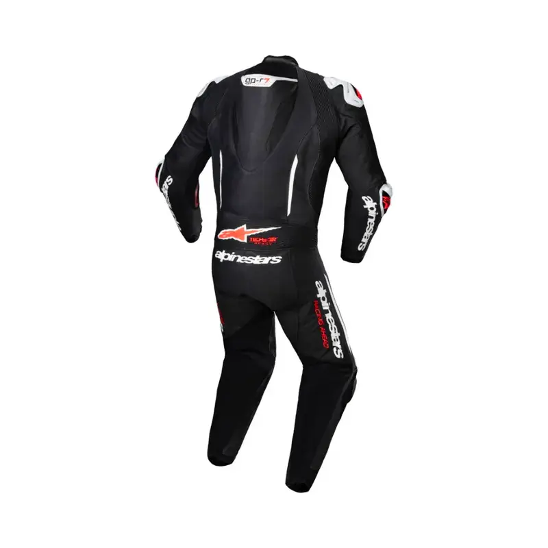 GP-R7 1PC LEATHER SUIT黑白螢光紅2