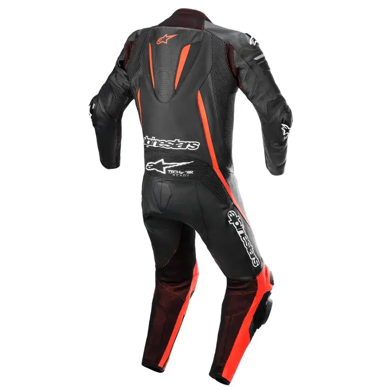 FUSION LEATHER SUIT 1 PC黑紅2