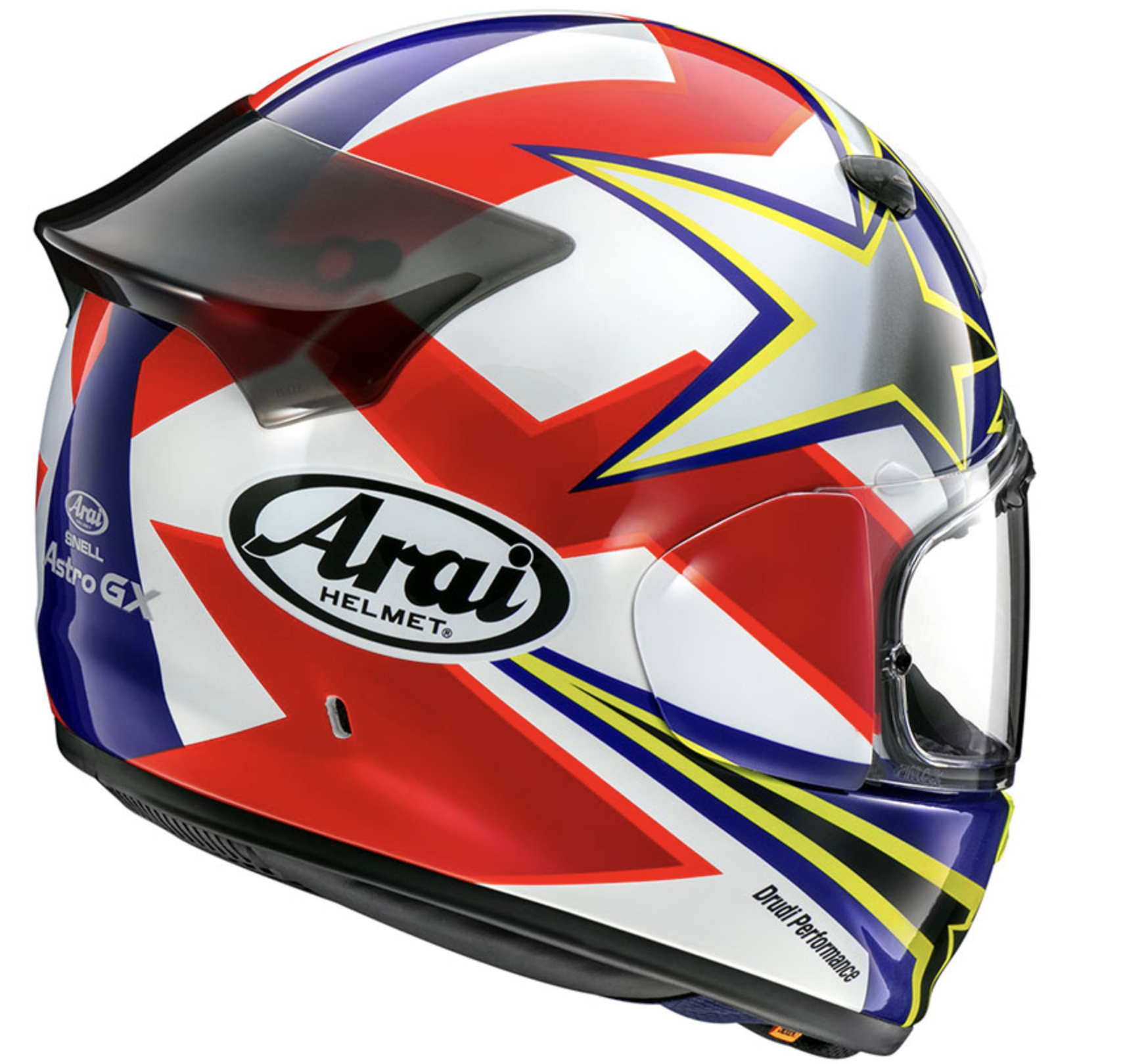 Arai ASTRO-GX Stars&Stripes Yellow 星條旗黃色彩繪2