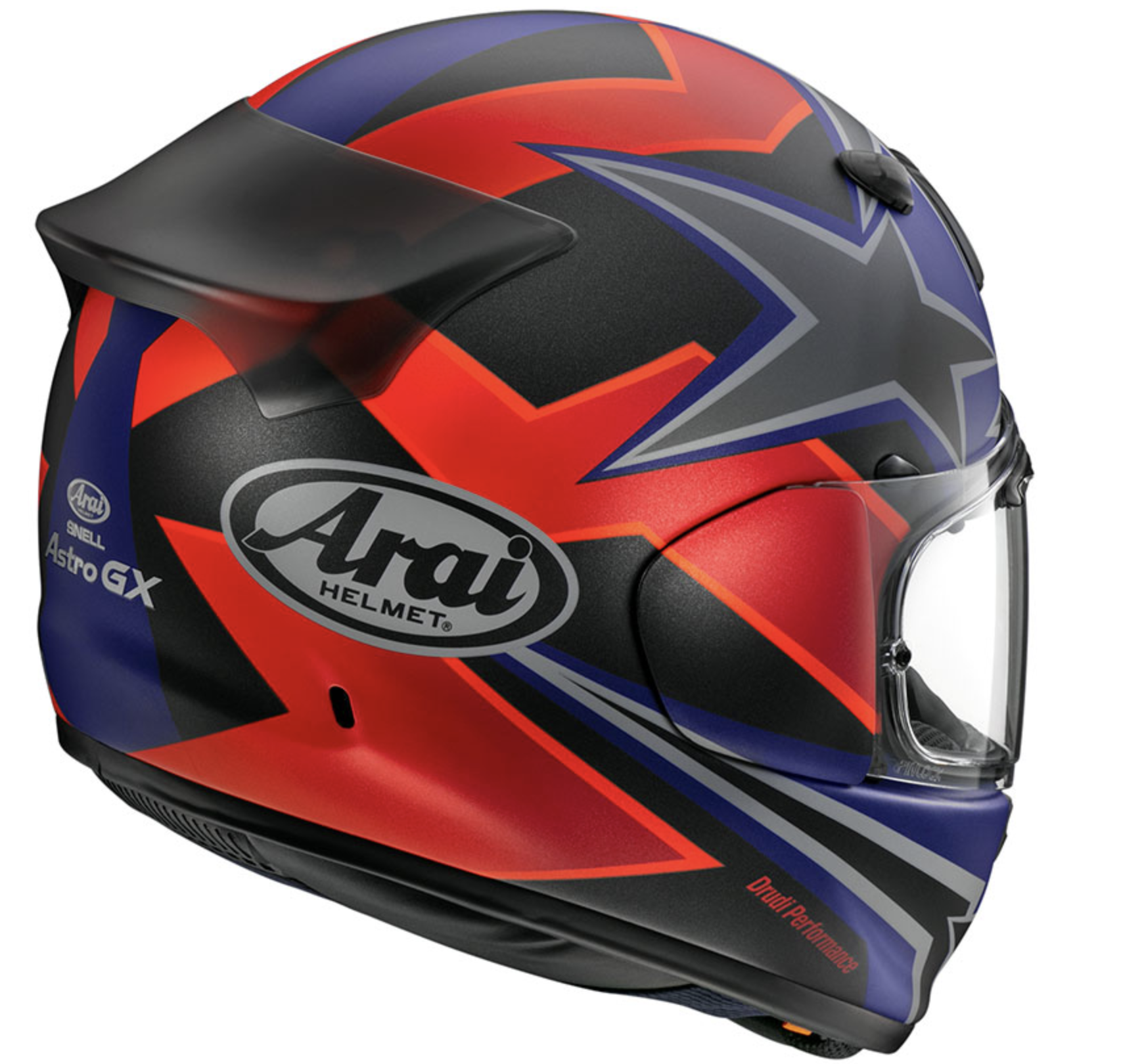 Arai ASTRO-GX Stars&Stripes Black 星條旗黑色彩繪2