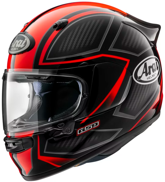 Arai ASTRO-GX Spine Fluor Red Spine螢光紅彩繪