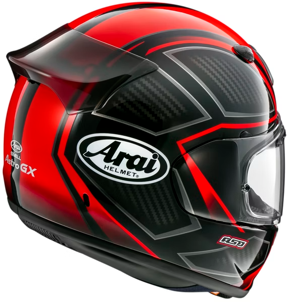 Arai ASTRO-GX Spine Fluor Red Spine螢光紅彩繪2