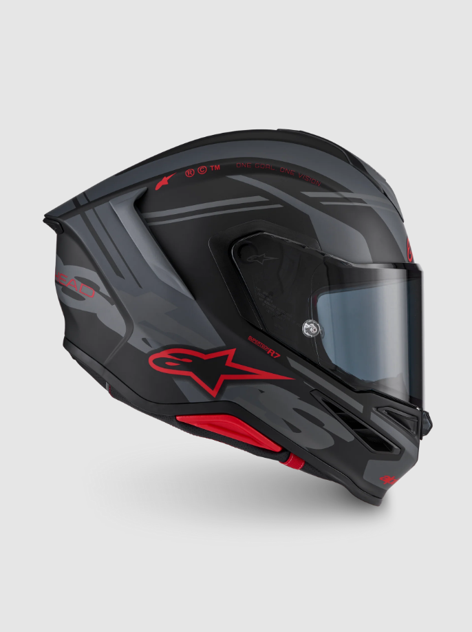 Black Gray Red Matte