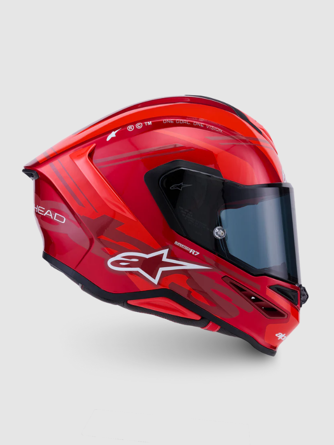 Red White Glossy