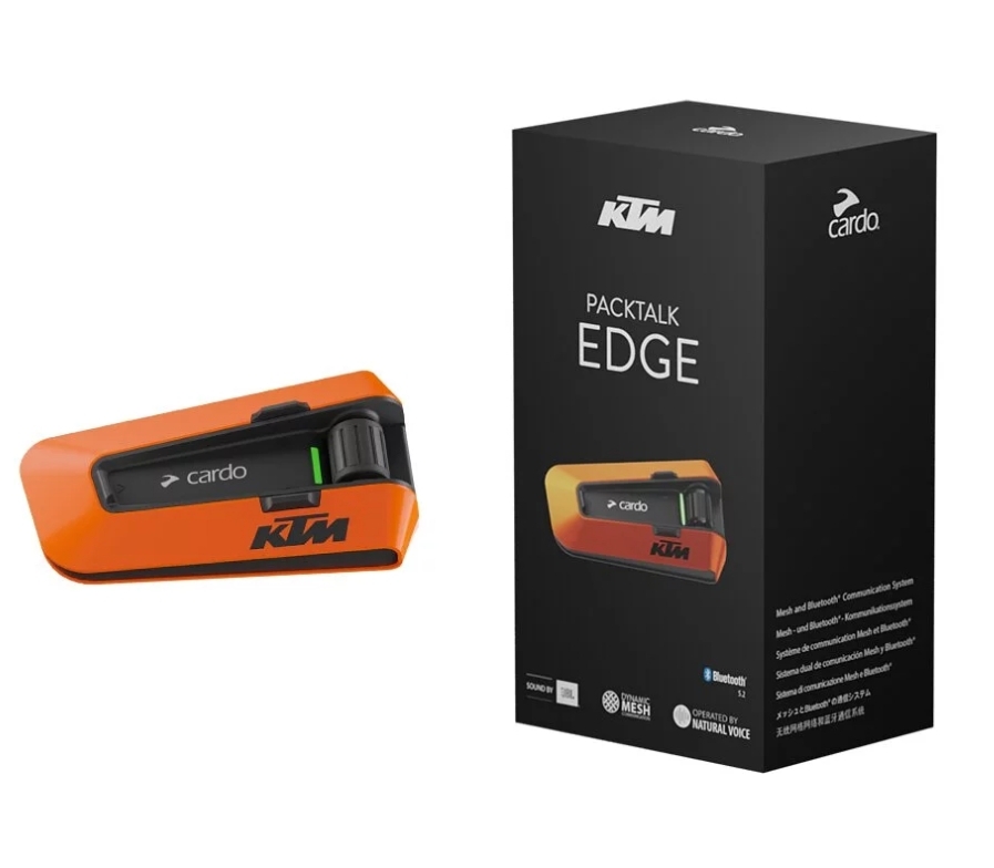 Cardo PACKTALK EDGE 安全帽通訊藍牙耳機 【KTM聯名款】