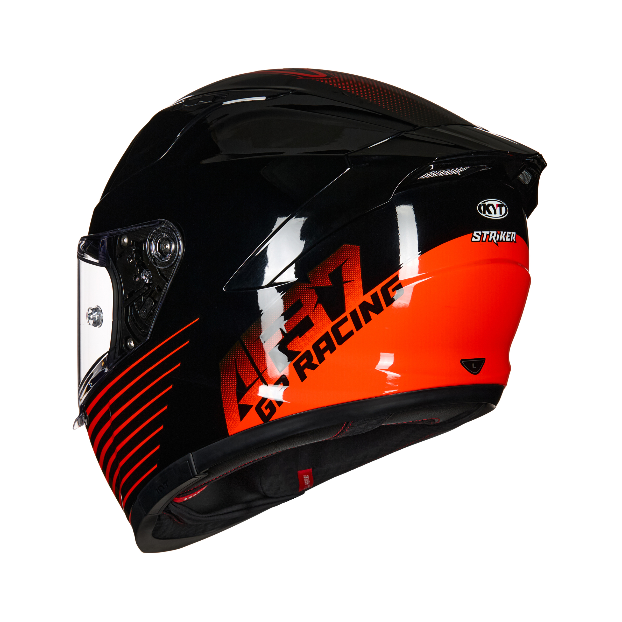 KYT STRIKER ST -12兔子AF37 LIVERY黑紅 (4)