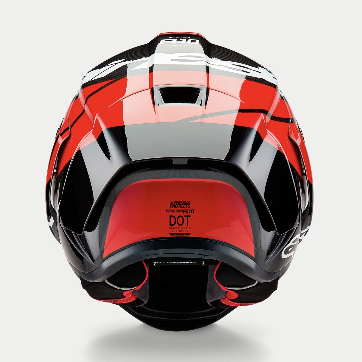 R10 Element Helmet#黑紅白 (6)