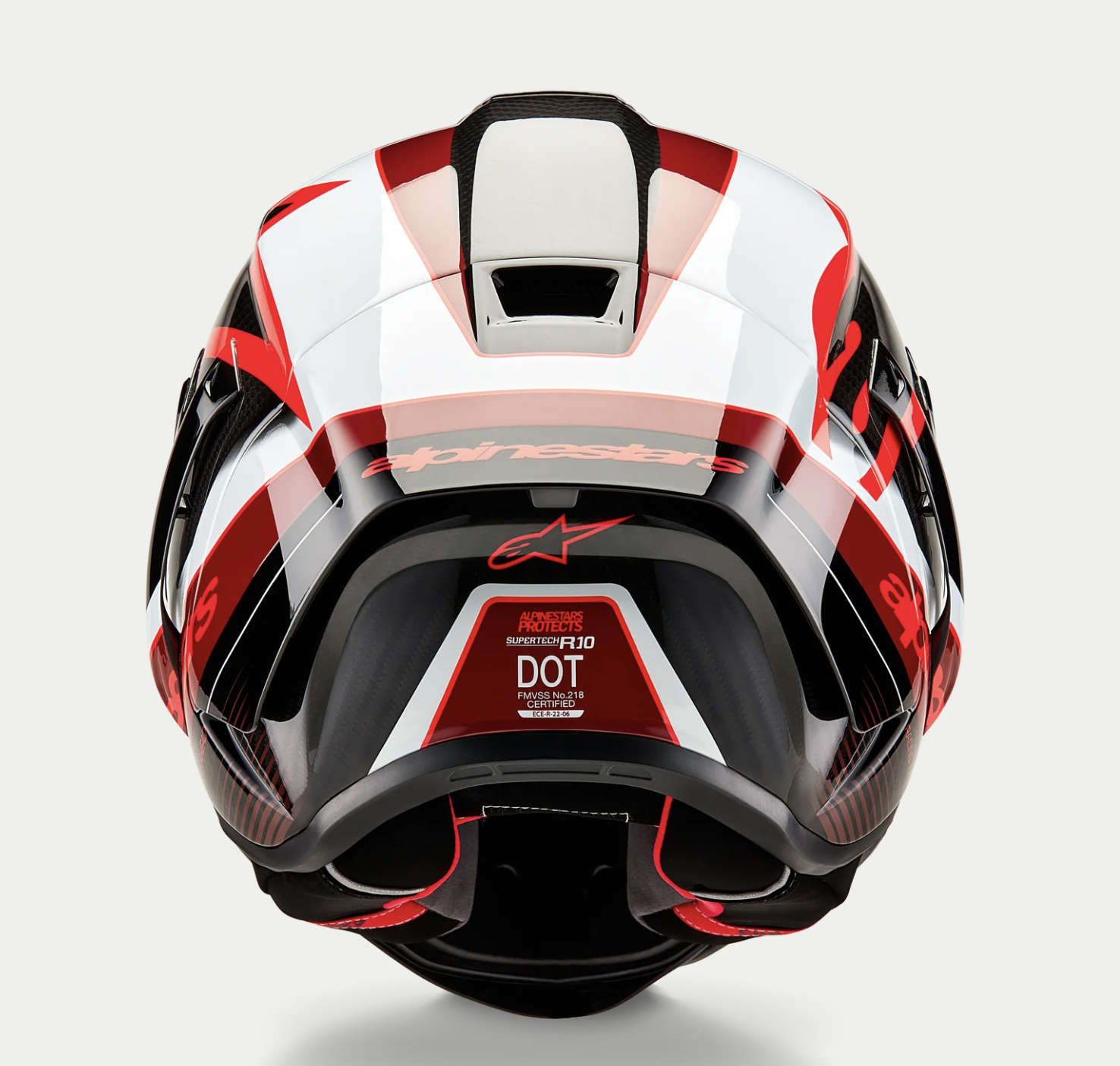 R10 Team Helmet#黑紅白 (4)