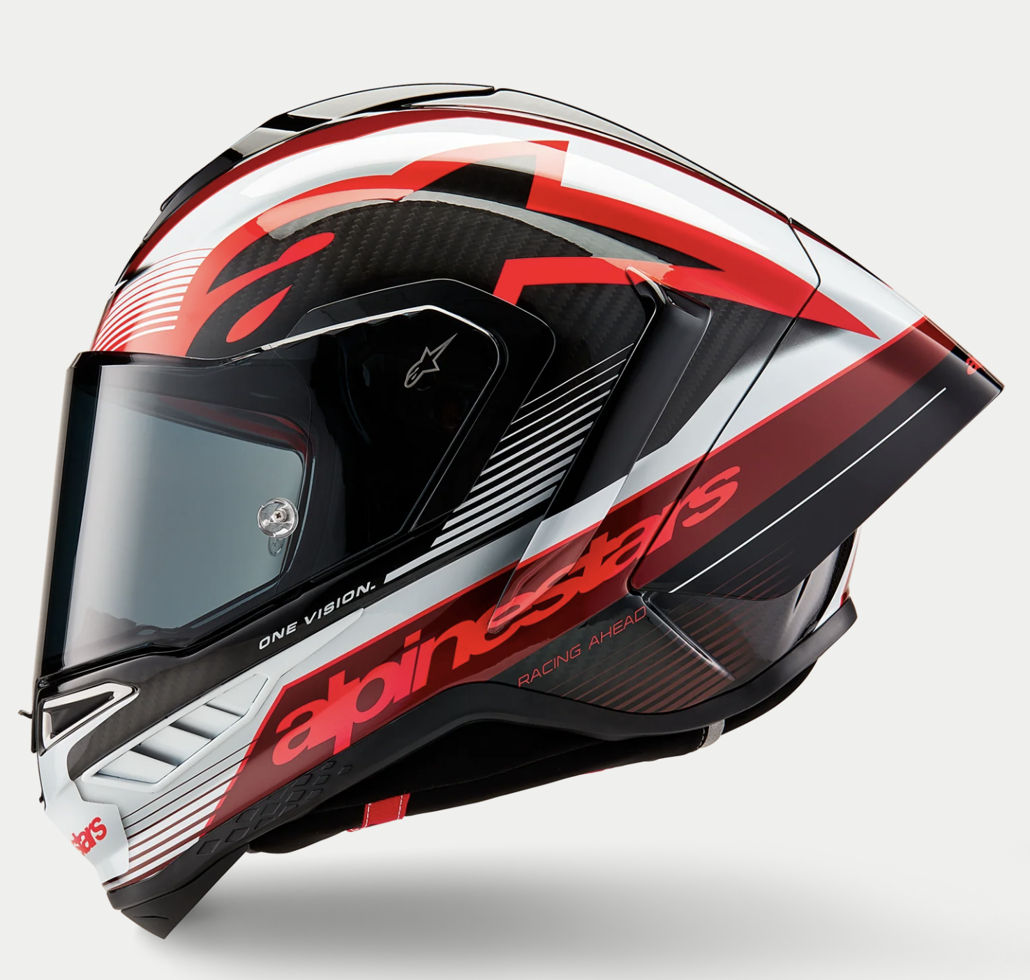 R10 Team Helmet#黑紅白 (5)