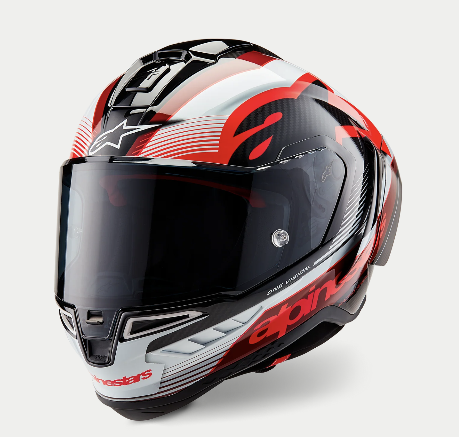 R10 Team Helmet#黑紅白 (6)