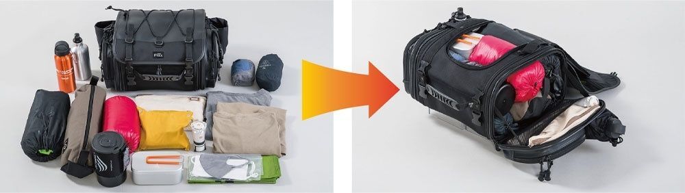 MFK-293 EX 迷你座墊包 黑 19-27L (1)