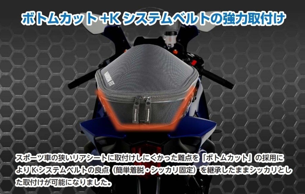 MFK-289 NarrowFit座墊包M 黑-1 6L