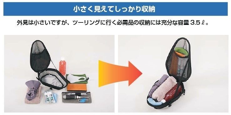 MFK-286 NarrowFit座墊包S 黑 3.5L (6)