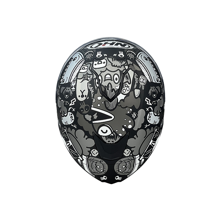 K5R_Doodles_BlackSilverMatte_Top