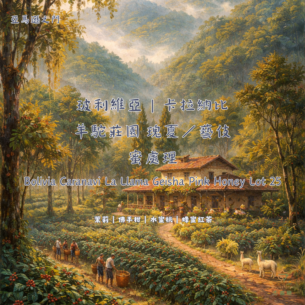 玻利維亞 卡拉納比 羊駝莊園 瑰夏藝伎 粉紅蜜處理