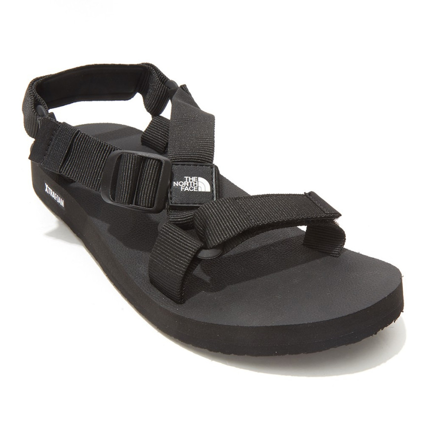 The North Face 北臉 Ultra Stratum 魔鬼氈系帶涼鞋 黑色4